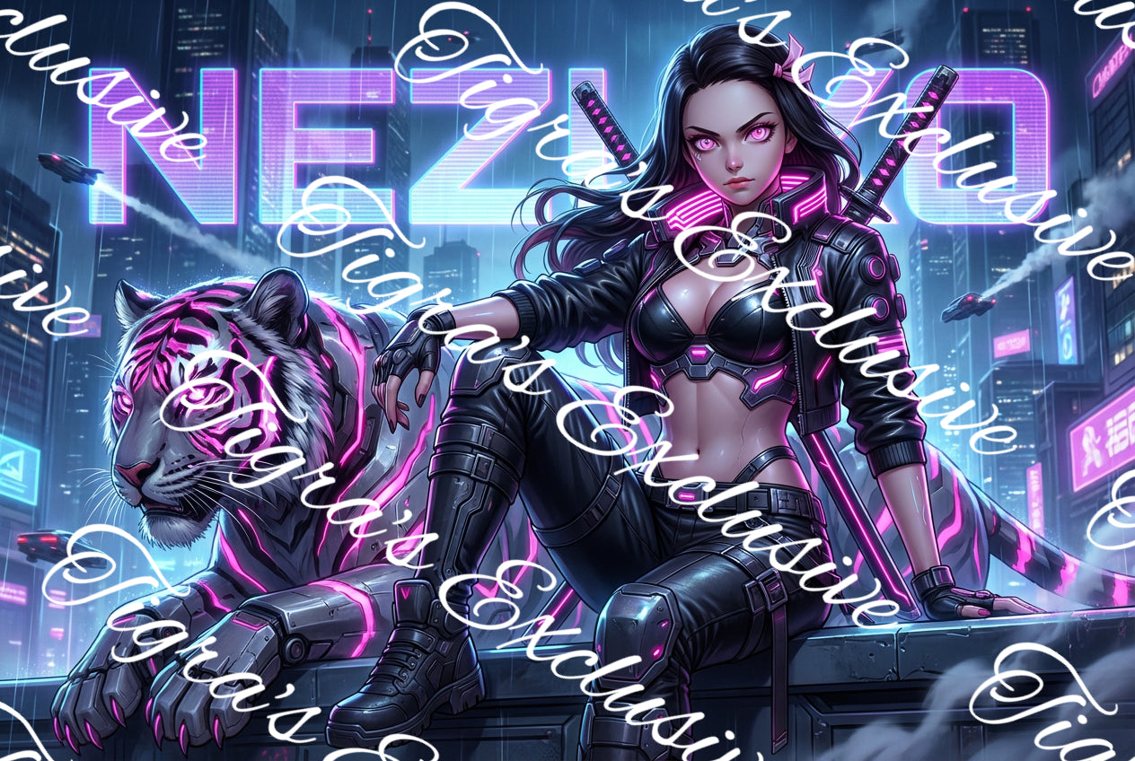 Cyberpunk Tiger Exclusive